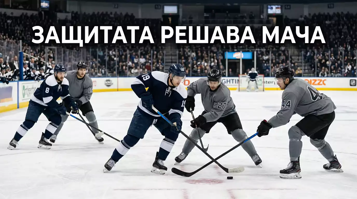 Затворена защитна игра в плейофите сваля тоталите на хокейния мач надолу
