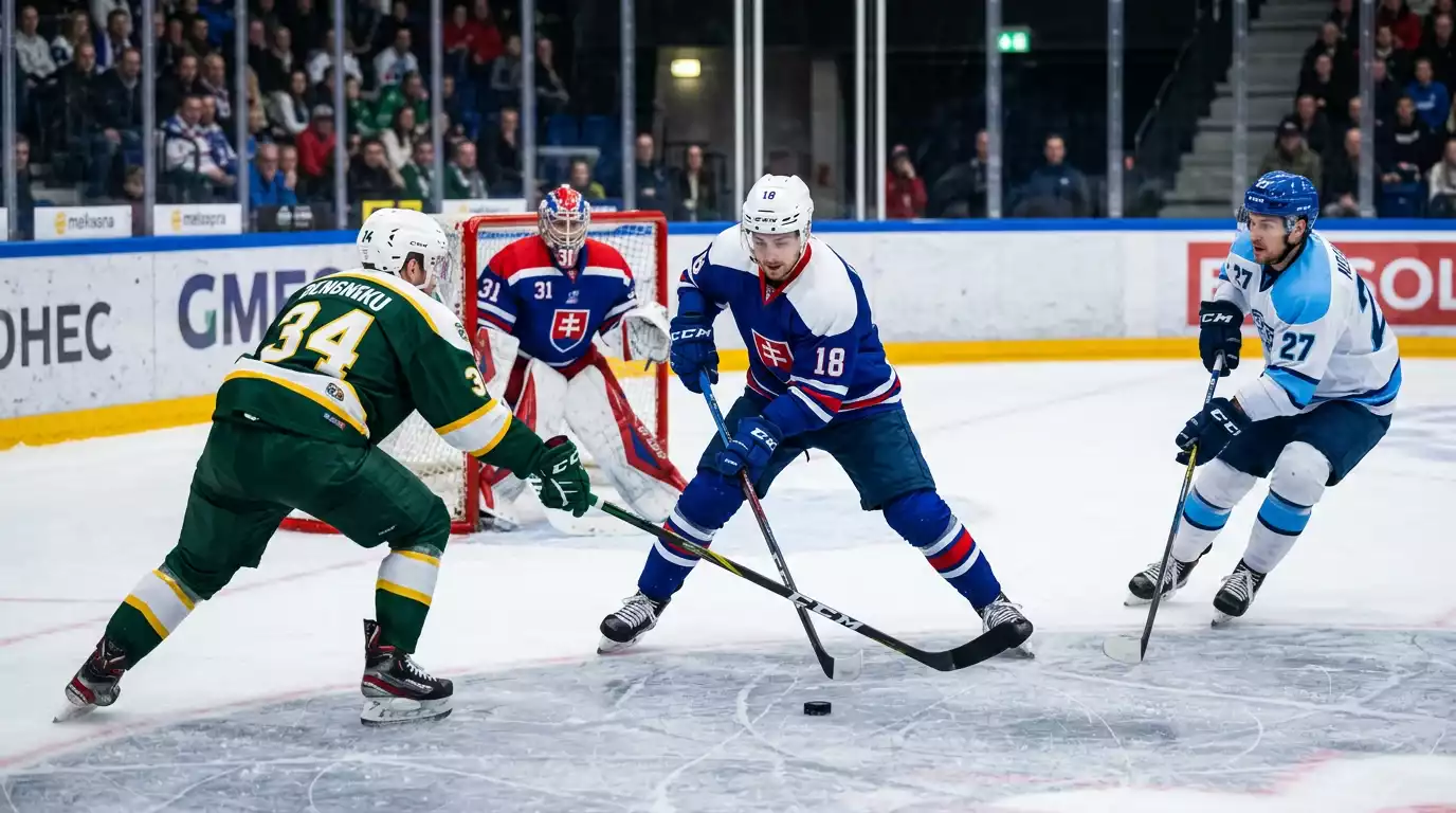 Силен мач от KHL извън Северна Америка с международни таланти на леда