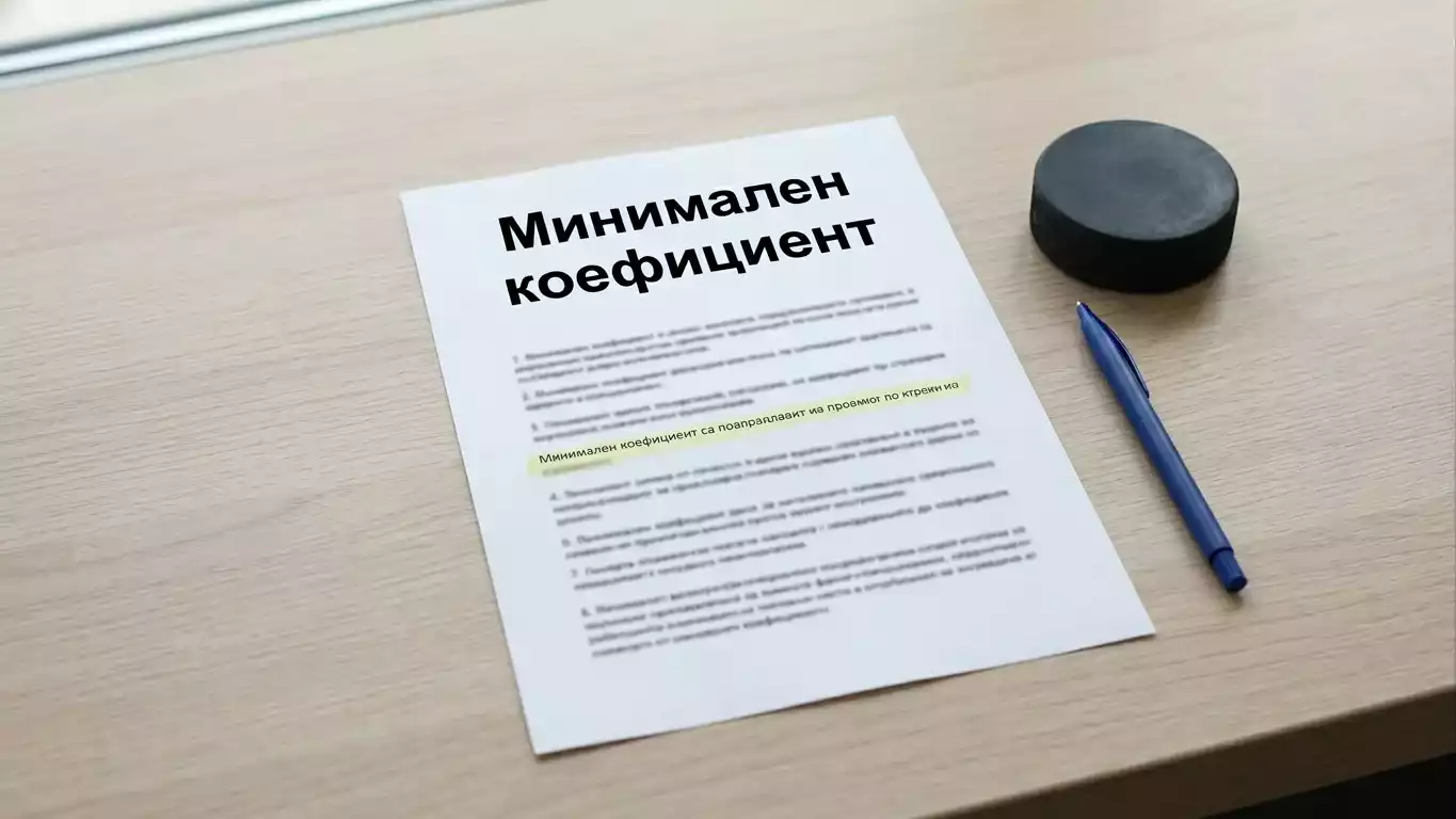 Изискване за минимална кота като скрит капан в бонус за хокей