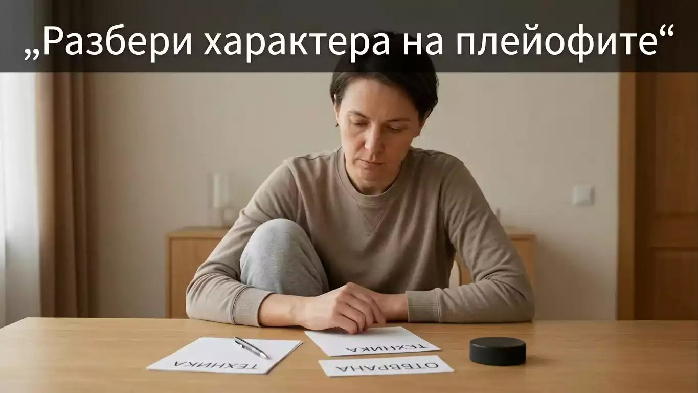 Залагащ залага на характера на плейофния хокей вместо на скоринга