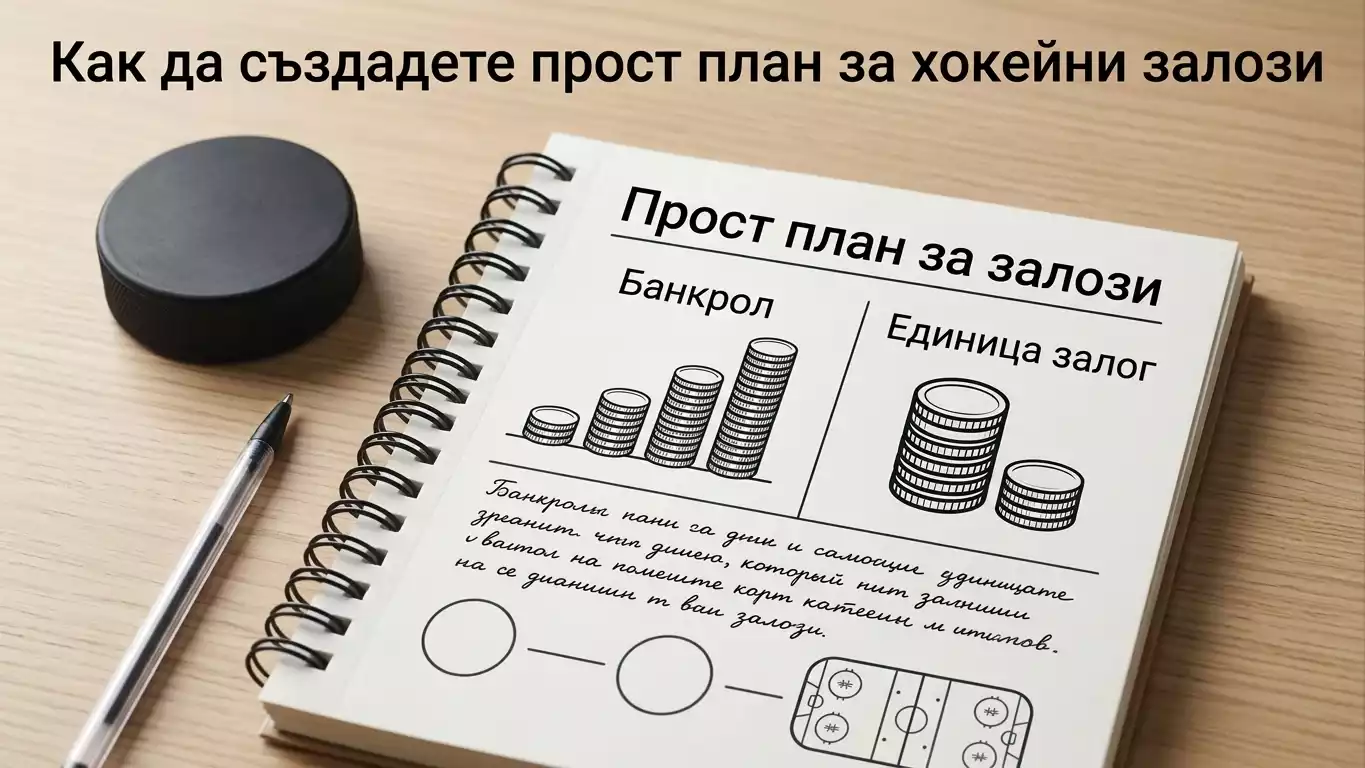 Прост и ясен план за хокейни залози с определен банкрол и единица